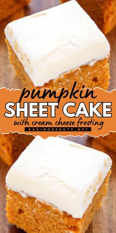 Whip up a Pumpkin Sheet Cake with Cream Cheese Frosting—this dump and bake recipe features sweet cream cheese frosting, making it perfect for simple fall desserts and pumpkin food ideas. Indulge in the ease of this recipe while savoring the flavors of fall! Sheet Cake Pumpkin Bars With Cream Cheese Frosting, Pumpkin Bar Cake, Cream Cheese Pumpkin Recipes, Maple Sheet Cake Recipe, Pumpkin Cake With Brown Butter Frosting, Sour Cream Pumpkin Cake, Pumpkin Texas Sheet Cake Recipe, Pumpkin Cake With Cream Cheese Filling