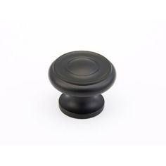 an image of a black knob on a white background