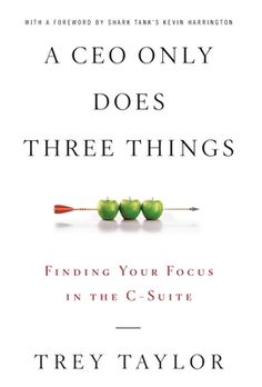 the cover of a book with three green apples on it