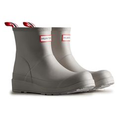 Simply Designed And Oh So Practical. The Hunter Play Rain Boot Plays Homage To The Original Hunter Boot. Slip On Style With An Easy On/Off Back Pull Tab. Comfortable Fit. Front Logo. 100% Recycled Polyester Lining. Completely Waterproof. In The Color “Zinc” (Light Gray To Me). New (No Tags Or Box). Never Worn And In Excellent/New Condition. Pet And Smoke Free Home. Shaft Height: 6” Lc662390 Hunter Boot, Ankle Rain Boots, Hunter Rain Boots, Hunter Shoes, Women Hunters, The Hunter, Rain Boot, Hunter Boots, Pull Tab