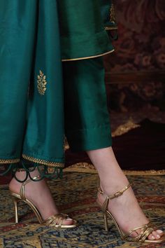 Amaani A (Two Piece)-Restocked – Zaaviay Naqshi Saree For Party, Party Traditional Wear With Naqshi On Chanderi, Festive Naqshi Slub Silk Salwar Kameez, Festive Slub Silk Kurta With Naqshi Detail, Festive Slub Silk Salwar Kameez With Naqshi, Green Naqshi Dupatta For Diwali, Green Naqshi Dupatta In Traditional Drape, Naqshi Raw Silk Traditional Wear For Party, Designer Green Salwar Kameez With Naqshi