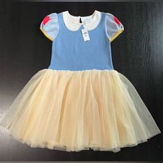 Babygap Disney Snow White Tulle Dress Nwt $49.95, Never Worn Size 5 Soft Knit And Tulle Dress. Crewneck With Keyhole Closure At Back. Short Puff Sleeves. Layered Tulle Skirt. 100% Cotton. Machine Wash, Lay Flat To Dry. Imported. Red Dresses For Kids, White Tulle Dress, Red Knit Dress, Red Holiday Dress, Disney Snow White, Layered Tulle Skirt, Turquoise Dress, Black Knit Dress, White Polka Dot Dress