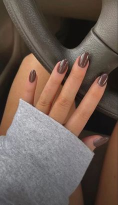 Cute Nails For Fall, Smink Inspiration, Makijaż Smokey Eye, Brown Nails