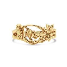 Mariposa Butterfly Ring Mariposa Butterfly, Wedding Ring Styles, Gold Vermeil Jewelry, Jewelry Accessories Ideas, Butterfly Ring, Jewelry Lookbook, Vermeil Jewelry, Birthstone Pendant, Pearl Gemstone