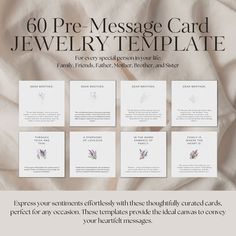 a flyer for a jewelry store with flowers on the front and back cover, in white