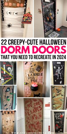 halloween dorm doors How To Decorate Your Door For Halloween, Spooky Halloween Door Decorations Classroom, Creepy Halloween Door Decorations, Halloween Bedroom Door Decor, Halloween Door Decor Classroom, Diy Halloween Decorations For Door, Door Decorating Ideas For Halloween, Halloween Door Designs, Halloween Doors Diy