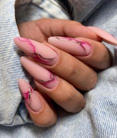 Nails 23, Easy Nails, Peach Nails, Punk Nails, Grunge Nails, Blush Nails, Work Nails