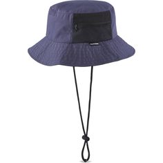 Packable Bucket Hat with Low-Key Sun Protection & StorageThe Traveler Bucket Hat is a must-pack headwear piece for a trip to sun-soaked latitudes. This full-brimmed, unstructured bucket hat provides low-key sun protection while offering just enough storage options for your daily adventures. Featuring a mesh side-pocket and concealed interior pocket, the Traveler Bucket Hat is complete with a detachable chin strap for a secure fit and adjustable to your wearing preference.split100% Recycled Polye Blue Bucket Hat, Work Accessories, Scarf Hat, Low Key, Sun Protection, Apparel Accessories, Bucket Hat, Mesh, Sun