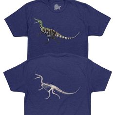 Our Baryonyx dinosaur t-shirts are the ultimate gift for dinosaur enthusiasts! These cool dinosaur shirts for men and women are unisex, tagless, and made from an ultra-soft cotton-poly blend, featuring a full-color Baryonyx on the front and the dinosaur's fossil on the back. All of our adult dinosaur shirts are limited-edition, fashion-fit, and collectible quality. So, if you're looking for a unique gift for a paleontologist or dinosaur lover, our Baryonyx shirt is the perfect choice! Cool Dinosaurs, Dinosaur Shirt, Dinosaur Fossils, The Ultimate Gift, Fashion Fits, Fossil, Looks Great, Unique Gifts, Mens Shirts