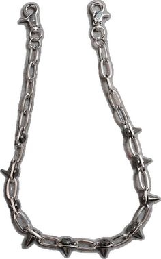 Punk Style Adjustable Chain Link Necklace, Punk Link Chain Jewelry, Punk Style Link Chain Jewelry, Punk Chain Link Necklace, Silver Punk Chain Link Belt, Edgy Double Chain Link Necklace, Edgy Silver Chain Belt, Punk Style Chain Link Necklace, Punk Style Chain Link Jewelry With Chain Strap