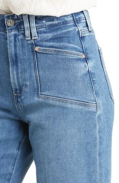 PAIGE Anessa High Waist Wide Leg Jeans | Nordstrom High Waist Wide Leg Jeans, Pants Details, Denim Details, Country Outfits, Wide Leg Jeans, Denim Pants, Denim Women, Leg Jeans, Chic Outfits