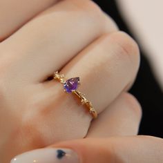 Minimalist Diamond Amethyst Ring! Minimalist rings are loved by women. Are you looking for a ring that will integrate with you? A ring that will make everyone think of you when they see it! Then we have brought you a top quality, custom design, handmade Amethyst Diamond Ring. All items in our store are 100 % handmade products. Don't forget to add the store to your favorites to be informed about discounts. We recommend that you remove your jewelry before doing any activity that may be considered Dainty Purple Amethyst Ring For Wedding, Dainty Purple Amethyst Wedding Ring, Yellow Gold Amethyst Crystal Ring For Promise, Yellow Gold Amethyst Crystal Promise Ring, Purple Sapphire Ring In 14k Gold For Wedding, Amethyst Crystal Ring In Yellow Gold For Promise, Purple 14k Gold Birthstone Wedding Ring, Dainty Purple Wedding Ring, 14k Gold Amethyst Ring For Wedding