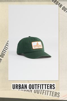 Paneled cotton twill hat by Carrots. Adjustable fit cap with a strap closure. Features Carrots emblem patch hat Paneled cotton twill cap Curved brim Adjustable fit Strap closure Content + Care Cotton Spot clean Imported Size Circumference: Adjustable | Carrots Emblem Patch Hat in Forest Green, Men's at Urban Outfitters Men's Shoes Accessories, Patch Hat, Green Fits, Women Men Shoes, Brand Sale, Fitted Caps, New Woman, Forest Green, Cotton Twill