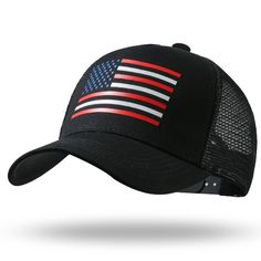 PRICES MAY VARY. SHOW OFF YOUR PATRIOTIC SIDE - Wear your love for country with pride with these American flag hats for men and women. The front of this USA hat features a printed blacked out American flag design. WELL-VENTILATED AMERICA HAT - Not a fan of closed caps that make your head all wet and sweaty? This American flag hat features mesh on its side and back panels to maximize airflow and ventilation. A SNUG, ADJUSTABLE FIT - A hat that fits too tight can feel uncomfortable to wear. Each o Patriotic Trucker Hat One Size Fits Most, Adjustable Patriotic Hat For Outdoors, Adjustable Patriotic Outdoor Hat, Adjustable Black Patriotic Trucker Hat, Adjustable Patriotic Trucker Hat, Adjustable Trucker Cap For 4th Of July, Patriotic Adjustable Trucker Hat For 4th Of July, 4th Of July Adjustable Snapback Hat With Curved Brim, Patriotic Snapback Hat For 4th Of July