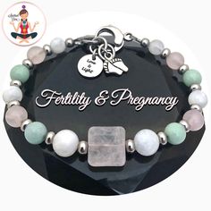 FERTILITY PREGNANCY Energy Healing Crystal Reiki Gemstone IVF Bracelet Adjustable Rose Quartz Beaded Jewelry, Adjustable Rose Quartz Jewelry With 8mm Beads, Hypoallergenic Adjustable Agate Jewelry, Adjustable Hypoallergenic Agate Jewelry, Adjustable Rose Quartz Crystal Bracelet For Spiritual Healing, Adjustable Rose Quartz Crystal Bracelet For Spiritual Use, Adjustable Rose Quartz Crystal Bracelet Spiritual, Adjustable Natural Stone Crystal Bracelet For Healing, Adjustable Natural Stones Crystal Bracelet For Healing