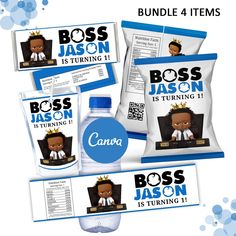 the boss is turning it's turning 1 bundle includes two bottles and three packs