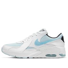 (GS) Nike Air Max Excee Power Up 'Glacier Blue' CW5834-400 (SNKR) Light Blue Sporty Sneakers For Outdoor, Nike Air Max 90s, Air Max 90s, Air Max Excee, Nike Air Max Excee, Stylish Sneakers, Air Max, Perfect Pair, Nike Air Max