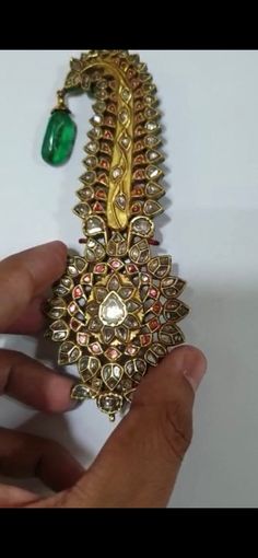 22k Gold Diamond Traditional Kalgi Pendant , Turban Groom Kalangi Studded Ruby Diamond 22k Gold Green Onyx Diamond Kalgi - Etsy Pakistan Ceremonial Yellow Gold Kundan Necklace With Stone Work, Kundan Gemstone Jewelry For Rituals, Traditional Hand Set Kundan Necklace For Rituals, Traditional Kundan Necklace For Rituals, Ceremonial Kundan Necklace With Stone Work In 22k Gold, Ceremonial 22k Gold Kundan Necklace With Stone Work, Ceremonial Kundan Gemstone Jewelry, Festive Traditional Kundan Diamond Necklace, Traditional Kundan Diamond Necklace For Festive Occasions