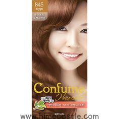 Confume Hair Color 845 Coltsfoot Copper Brown   http://himecastle.com/hair-color-c-77/confume-hair-color-845-coltsfoot-copper-brown-p-1077.html Copper Brown, Hair Color Trends, Color Trends, Deodorant, Natural Hair