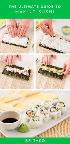 the ultimate guide to making sushi