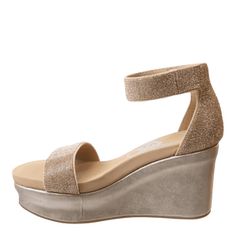 Rose Gold Wedges, Otbt Shoes, Athleisure Shoes, Gold Wedges, Rhinestone Sandals, When You Realize, Platform Wedge Sandals, Platform Wedge, Platform Wedges