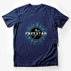 Reestar Collective Star Logo T-Shirt, Stylish Graphic Tee, Urban Fashion Casual Wear Male T-Shirt Custom graphic T-Shirt.Customize your color Graphic Tee With Star Logo Short Sleeve, Graphic Tee Shirt With Star Print And Crew Neck, Blue Graphic Tee With Star Print, Blue Star Print Graphic Tee, Relaxed Fit Short Sleeve T-shirt With Star Logo, Short Sleeve Graphic Tee With Star Print, Cotton T-shirt With Star Logo, Cotton Short Sleeve T-shirt With Star Logo, Graphic Tee With Star Print And Short Sleeves