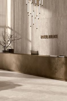 an elegant reception table in a hotel lobby