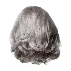 A woman's short hair has a silver-gray synthetic top Material: High temperature yarn Color: as the picture shows, (Due to the difference between different monitors, the picture may have slight color difference. please make sure you do not mind before ordering, Thank you!) Closure Hair Bundles Lace Frontal Elastic Band for Lace Frontal Melt Highlight Cap Lace Front Lace Closure Frontal Closure Baby Hair Hair Units Thick Hair Hair Pack Natural Hair Lace Frontal Closure Transparent Lace Frontal Thi Silver Wigs, Curly Color, Hair Unit, Natural Hair Wigs, Hair Pack, Grey Wig, Short Curly Wigs, Be Fit, Half Wigs