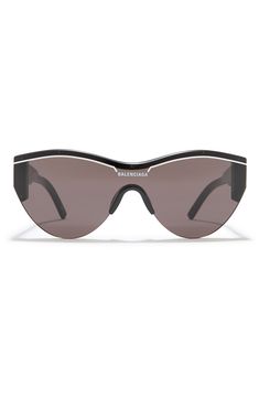 Complete any outfit in style with this shield framed pair of sunglasses that are crafted in Italy for chic eye protection. 99-01-150mm (eye-bridge-temple) 100% UV protection Plastic lens Plastic frame Made in Italy Modern Rimless Polycarbonate Shield Sunglasses, Rimless Shield Sunglasses With Uva Protection, Rimless Polycarbonate Shield Sunglasses With Uv Protection, Modern Cat Eye Shield Sunglasses With Uv Protection, Rimless Shield Sunglasses With Uv Protection, Classic Rimless Shield Sunglasses With Mirrored Lenses, Modern Rimless Shield Sunglasses With Tinted Lenses, Modern Rimless Shield Sunglasses With Mirrored Lenses, Modern Rimless Tinted Shield Sunglasses