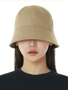 Editor's NotesLUOESPAC's classic hats can be matched well with feminine stylings.- Classic Overfit Round Bucket Hat- Combed Yarn twill cotton texture- 3 panels silhouette- 14s Cotton for all seasons- Neutral color point detail- Daily point itemMeasurements(in.)- Size: 58/61- Circumference 22.8 - 24.0in.- Brim 2.8in.- Height 5.1in.Composition & Care- Cotton 100%- Partially wipe off moisture and stains with a dry cloth- Natural dry in the shade- Keep in the shade with some packaging paperDesig Khaki Brimmed Cotton Bucket Hat, Khaki Cotton Bucket Hat With Curved Brim, Khaki Cotton Wide Brim Bucket Hat, Classic Beige Cloche Hat With Flat Brim, Khaki Cotton Sun Hat With Curved Brim, Khaki Cotton Brimmed Sun Hat, Khaki Brimmed Cotton Sun Hat, Khaki Cotton Bucket Hat With Short Brim, Khaki Cotton Wide Brim Hat