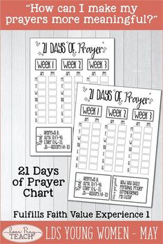 two printable prayer cards with the words, how can i make my prayer more meaningful?