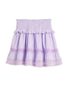 KatieJnyc Girls' Lara Smocked Ruffle Skirt - Big Kid Coquette Skirt, Ruffle Skirt, Big Kid, Big Kids, Smocking, Lilac, Pick Up, In Store, Buy Online