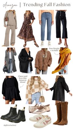 Trending Fall Fashion on Amazon - GLITTERINC.COM Amazon Fall Fashion, Libra Season, Slouchy Boots, Sweater Trends, Autumn Style, Amazon Shopping, 2024 Fashion, Fall Fashion Trends, Sweater Set