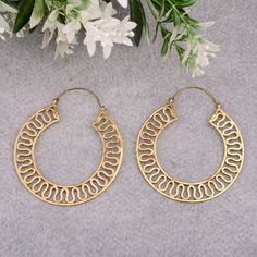 Gold Hoop Earrings Large Big Hoop Earrings Circle Endless Hoop Oversize Earrings Hoop Gold Earrings Gift For Her Metal:-brass ❥ Customers' satisfaction is our biggest priority, please contact us with any questions/queries for future or existing orders, and we will do our best to make sure you are happy with your order. ❥Please make sure to add the correct address during checkout. You can return your purchased item within 15 days after successful delivery. We offer a 100% "Money Back Guarantee" if you are not satisfied with your purchase. Return charges will be paid by buyers only! My Store Link 👇 www.etsy.com/in-en/shop/AlluringMinimalist?ref=seller-platform-mcnav Thank You for visiting! AlluringMinimalist Earrings Hoop Gold, Oversize Earrings, Hoop Gold Earrings, Earring Indian, Hoop Earrings Large, Round Earring, Oversized Earrings, Earrings Circle, Hippy Gifts