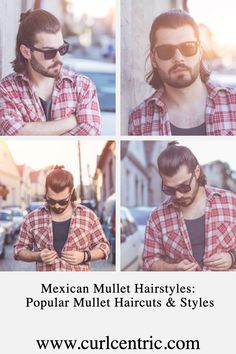 Messy Mexican mullet hairstyle for a casual, laid-back look.