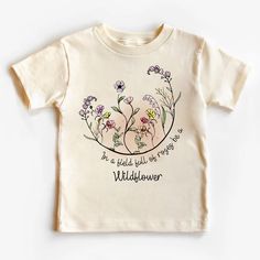 Buy Be A Wildflower Kids Shirt at the best price with offers from Beepumpkin™. We offer Baby & Kids personalized clothing, accessories, and others for any occasion. Personalized Cotton T-shirt For Fall, Family Matching Cotton Tops For Spring, Cute Spring Tops In Organic Cotton, Customizable Cute Spring Tops, Family Matching Letter Print Shirt For Spring, Cute Customizable Spring Tops, Cute Organic Cotton T-shirt For Spring, White Organic Cotton Shirt For Spring, Personalized White Top For Spring