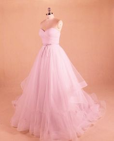 Pink Gown With Sweetheart Neckline And Fitted Bodice, Pink Gown With Fitted Bodice For Prom Season, Pink Princess Tulle Evening Dress, Fitted Pink Ball Gown With Sweetheart Neckline, Pink Princess Gown For Banquet, Pink Gown With Sweetheart Neckline For Debutante Ball, Pink Ball Gown For Banquet, Pink Floor-length Ball Gown For Spring, Pink Gown With Sweetheart Neckline For Prom