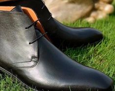 Dress Boots For Men, Brown Dress Boots, Black Chukka Boots, Black Dress Boots, Black Leather Cowboy Boots, Navy Boots, Western Boots For Men, Mens Dress Boots, Leather Chukka Boots