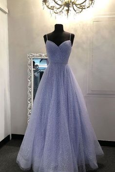 Sweetheart Evening Dress, School Event Dress, Prom Dress Blue, Blue Formal Dress, Trendy Prom Dresses, 파티 드레스, Spaghetti Strap Prom Dress, Pakaian Feminin, Floor Length Prom Dresses