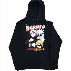 Brand New Without Tags Naruto Sweater, Naruto Black, Hoodie Season, Anime Hoodie, Black Hoodie, Naruto, Men Sweater, Man Shop, Brand New