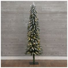 Alternative Christmas Tree Diy, Joy Decorations, Alpine Tree, Slim Tree, Slim Christmas Tree, Hobby Lobby Christmas, Pre Lit Christmas Tree, Pencil Christmas Tree, Alternative Christmas Tree