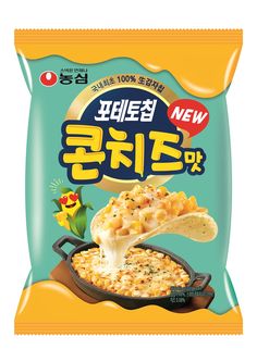 a bag of food that is in korean language