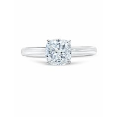 CRISLU Cushion Cut Solitaire Ring - Carat total weight: 1.25 - Cushion cut center stone - Center stone measures 7 mm wide - Band is 3 mm at widest point - .925 sterling silver finished in pure platinum *Please note an upcharge for size 5 & 9 will be $15 LIFETIME WARRANTY! -100% HYPO -ALLERGENIC - FREE SHIPPING on orders over $100! 14k White Gold Solitaire Jewelry, Asscher Cut Promise Ring In Fine Jewelry Style, White Radiant Cut Ring With Prong Setting, Asscher Cut Jewelry With Center Stone For Promise, Classic White Gold Jewelry With Vs Clarity, 14k White Gold Jewelry With Princess Cut Prong Setting, Timeless 14k White Gold Cushion Cut Jewelry, Sterling Silver Radiant Cut Promise Ring, 14k White Gold Princess Cut Jewelry With Prong Setting