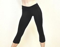 SXY FITNESS Black  Hot Yoga Fitness Capri Pants Item 4458 4-way Stretch Capri Yoga Pants For Pilates, Fitted Capri Yoga Pants For Pilates, High Stretch Capris For Pilates, Fitted Capri-length Yoga Pants For Pilates, Stretch Capri Activewear For Pilates, High Stretch Capri Length Yoga Pants, High Stretch Yoga Capris, High Stretch Sports Capris, Black Fitted Capri-length Activewear