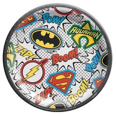 an image of a batman themed plate