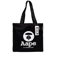 Hypefest Exclusive Tote Sporty Logo Bags For Streetwear, Functional Black Bag With Logo Print, Sporty Black Bag With Logo Patch, Black Everyday Bags With Logo Patch, Everyday Black Bags With Logo Patch, Functional Bags With Logo Print, Casual Black Bags With Logo, Functional Everyday Bags With Logo Print, Functional Logo Print Bag