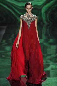 Monique Lhuillier - Fall 2013 Cocktail Fashion, Mode Glamour, فستان سهرة, Gorgeous Gowns, Beautiful Gowns, Red Fashion