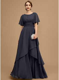 JJ's House Pleated Sequins Beading Chiffon Scoop Fall Spring Summer Winter A-line Plus General Belt/Sash No Leg Slit Back Zip Scoop Elegant Simple Black Tie Other Colors Height:5.8ft（176cm） Bust:32in（82cm）Waist:24in（61cm）Hips:35in（89cm） No Floor-Length Blue Short Sl. #JJ's House #Pleated #Sequins #Beading #Chiffon #Scoop #Fall #Spring #Summer #Winter #Aline #Plus #General #BeltSash #NoLegSlit #BackZip #Scoop #Elegant #Simple #BlackTie #OtherColors #No #FloorLength #Blue #ShortSl Mother Dress, Mother Dresses, Bride Gown, Ruffle Beading, Mother Of Groom Dresses, Dresses Formal Elegant