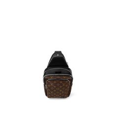 LOUIS VUITTON® - Avenue Slingbag Nm - Monogram Noir Luxury Shoulder Chest Bag With Adjustable Strap, Luxury Travel Chest Bag With Adjustable Strap, Luxury Business Chest Bag With Adjustable Strap, Luxury Chest Bag With Adjustable Strap For Travel, Luxury Black Chest Bag For Travel, Crossbody Bags In Monogram Canvas With Logo, Black Monogram Canvas Bag With Logo, Travel Shoulder Bag In Monogram Canvas With Logo, Louis Vuitton Official