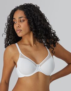 One Smooth U Ultra Light Underwire Bra | Bali Bras White Nylon Underwire Bra, White Underwire Nylon Bra, White Nylon Bra, Nylon Underwire Bra With Light Support, Underwire Nylon Bra With Light Support, White Underwire Bra With Light Support, Supportive Underwire Bra With Light Support, Bali Bras, Bali Body